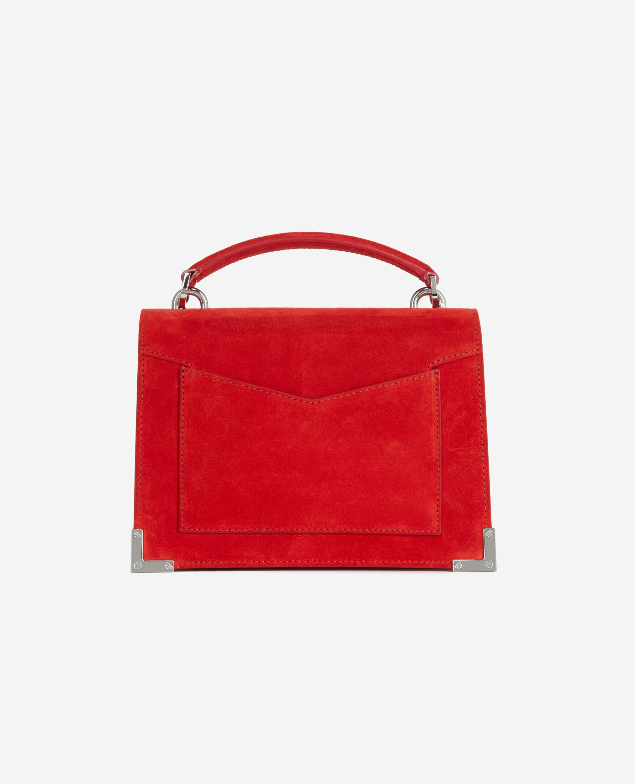 Small Emily bag in red suede leather, RED, hi-res image number null