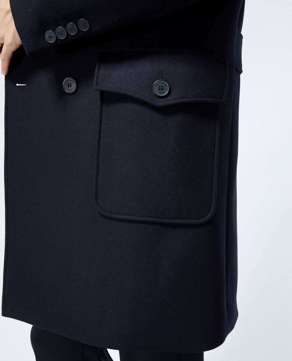 Manteau mouton 2025 bleu
