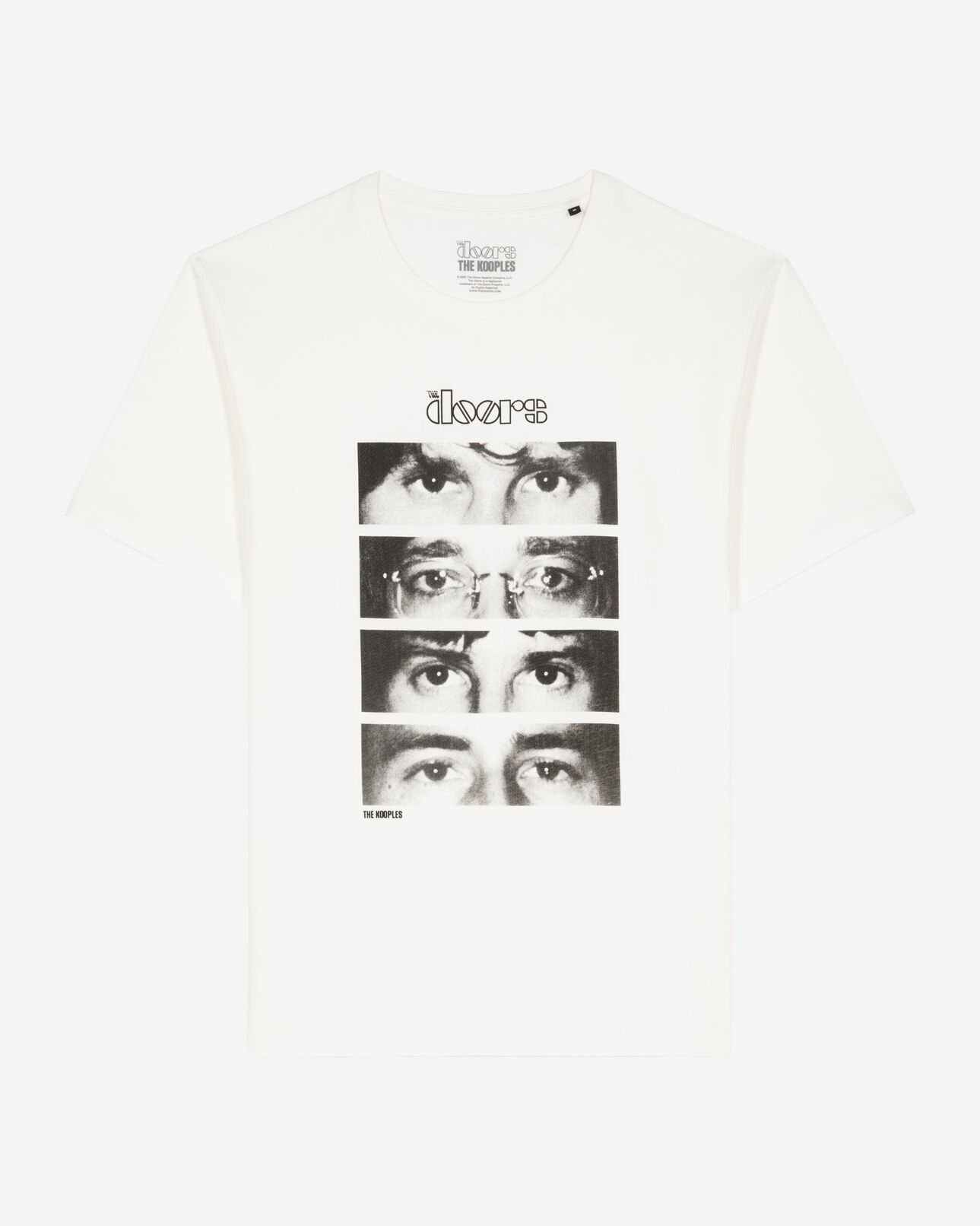 The Kooples MIXTE ECRU t-shirt the doors x the kooples écru