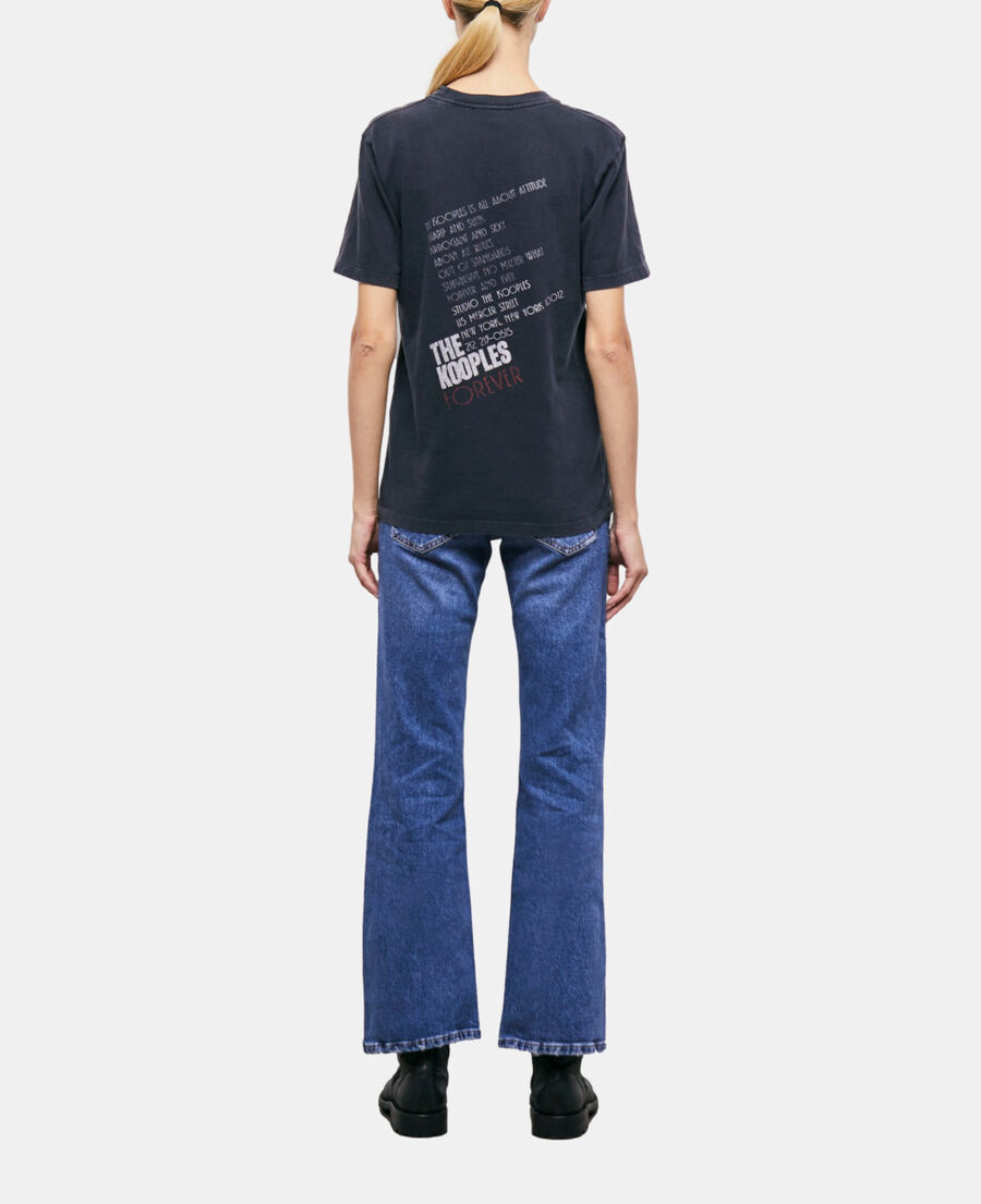 leopard screen print t-shirt