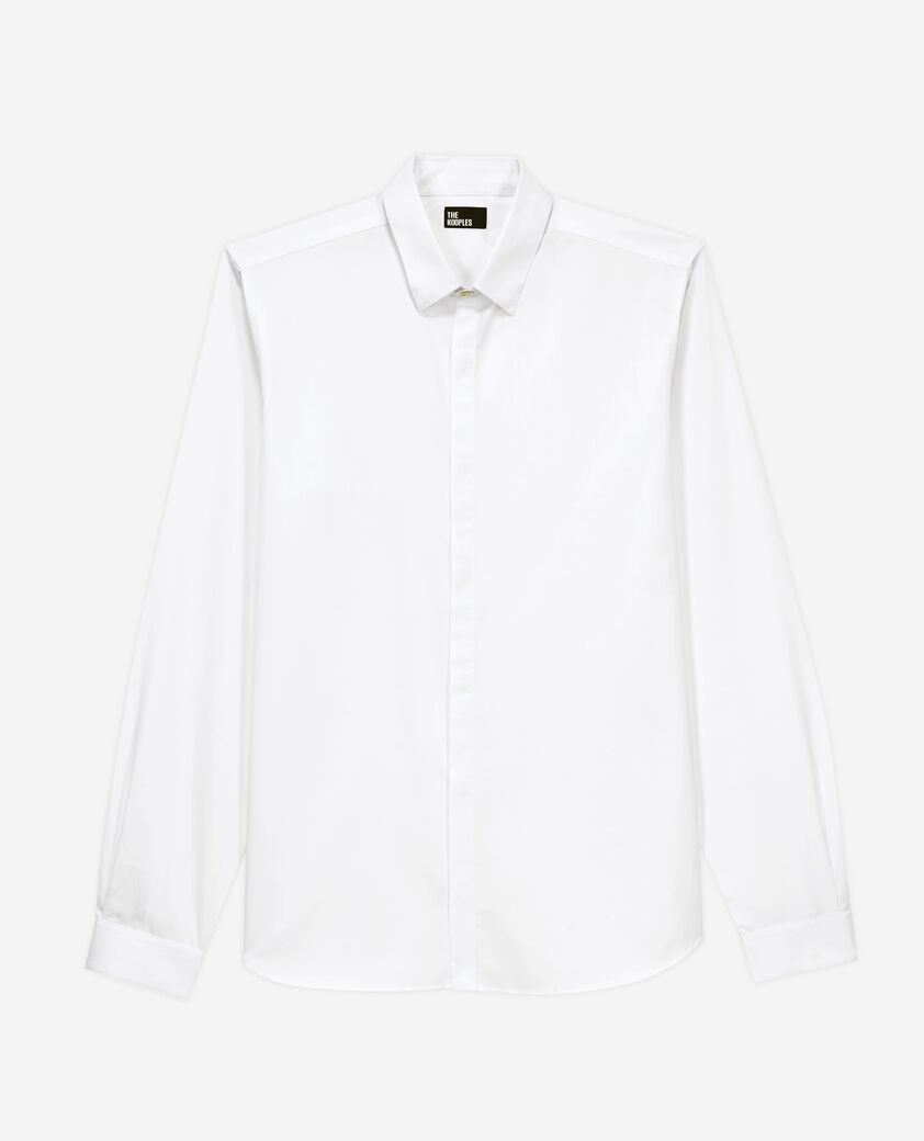 The Kooples HOMME WHITE chemise col classique blanche