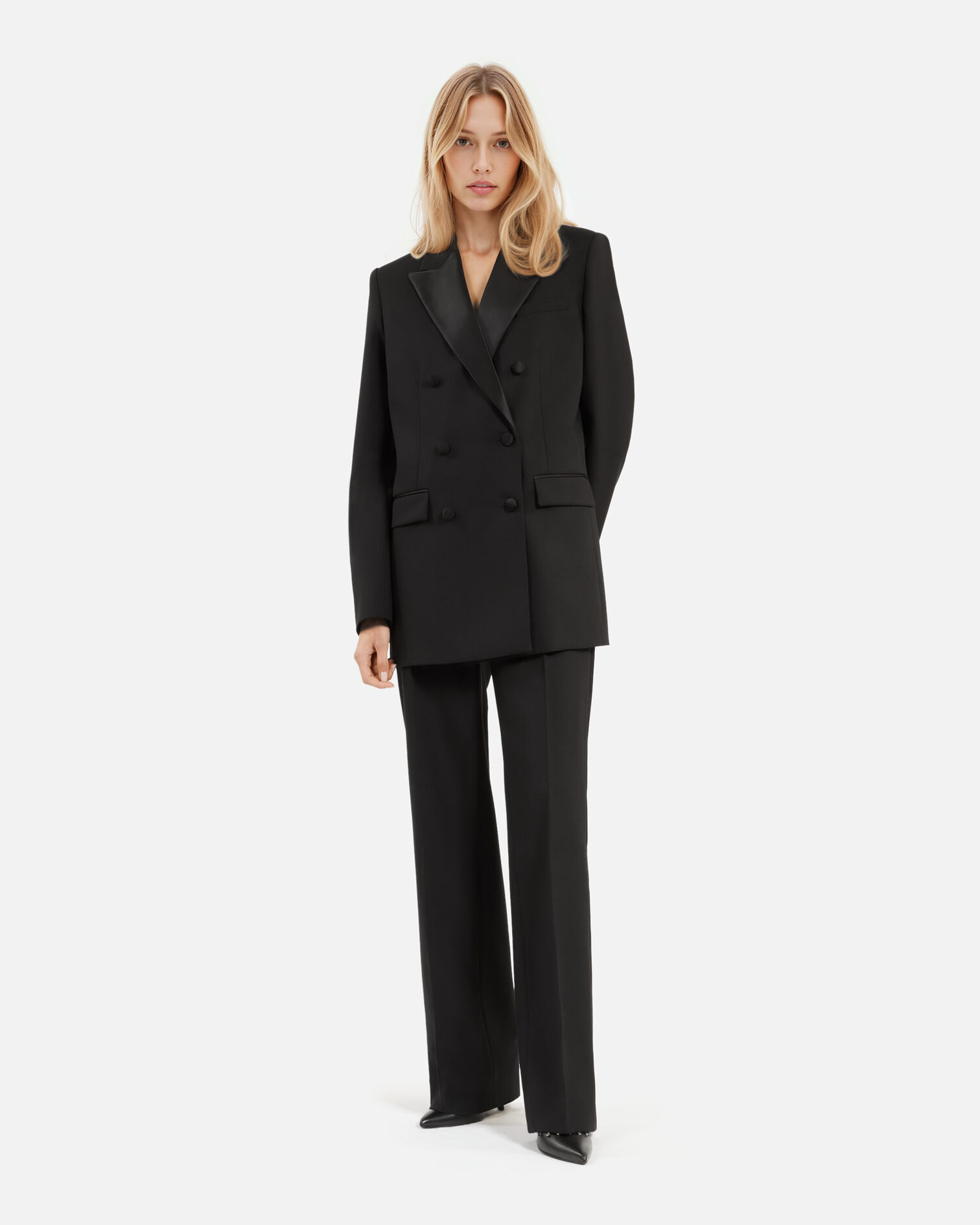 Veste de smoking noire, BLACK, hi-res image number null
