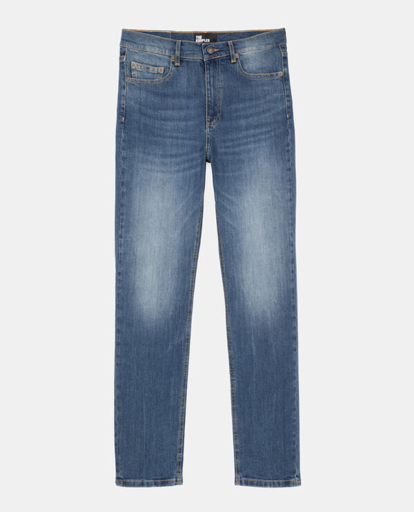 The Kooples FEMME MEDIUM BLUE jean slim bleu
