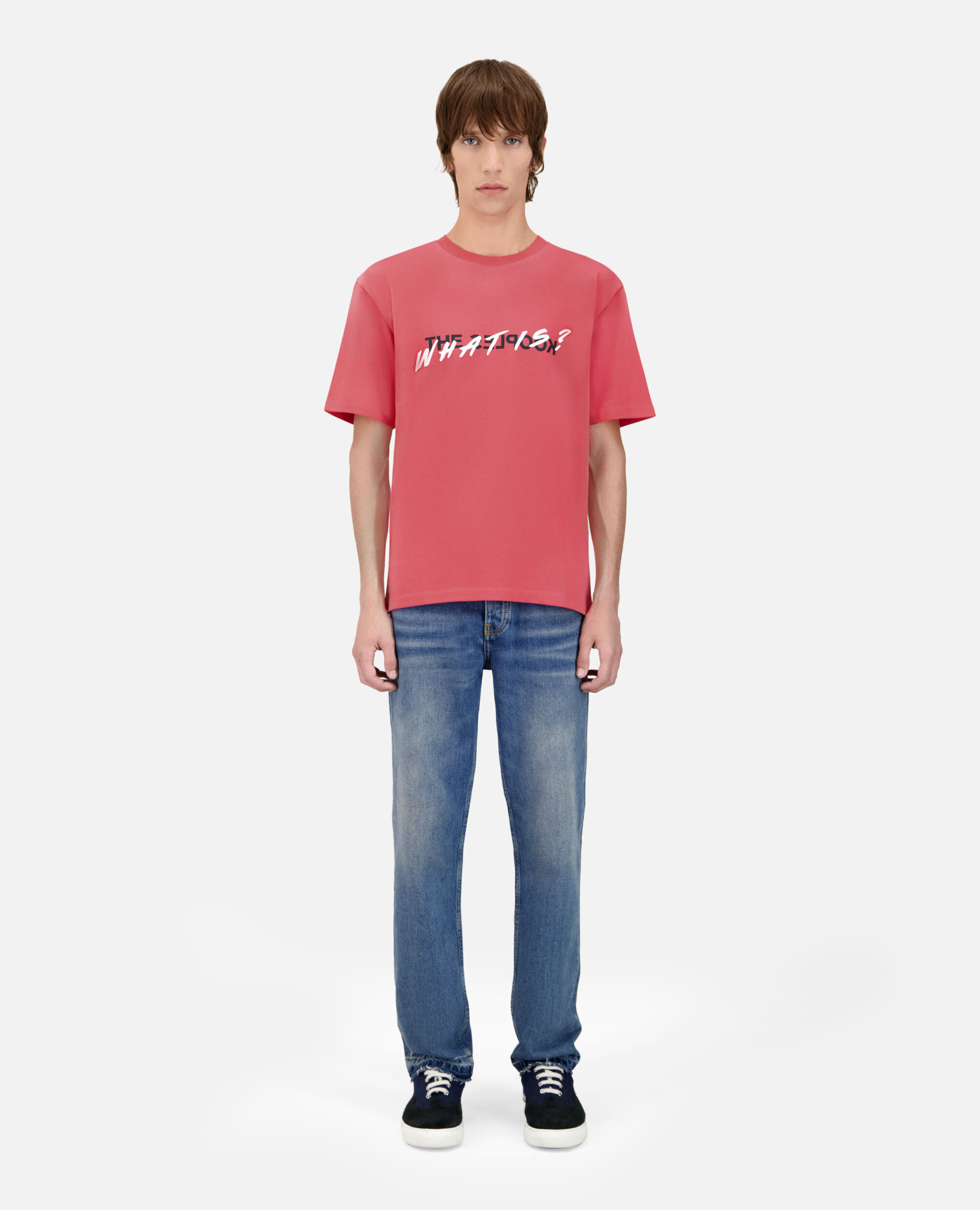 Pink What is t-shirt, RETRO PINK, hi-res image number null