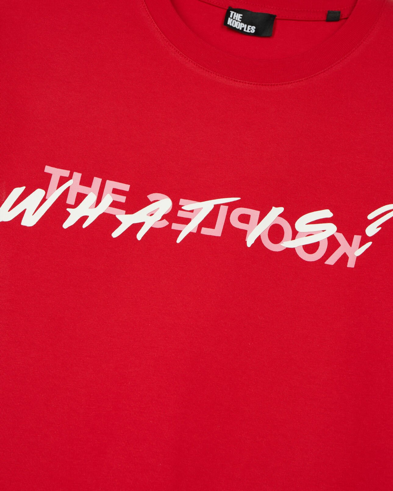The Kooples WOMEN RED bright red what is t-shirt