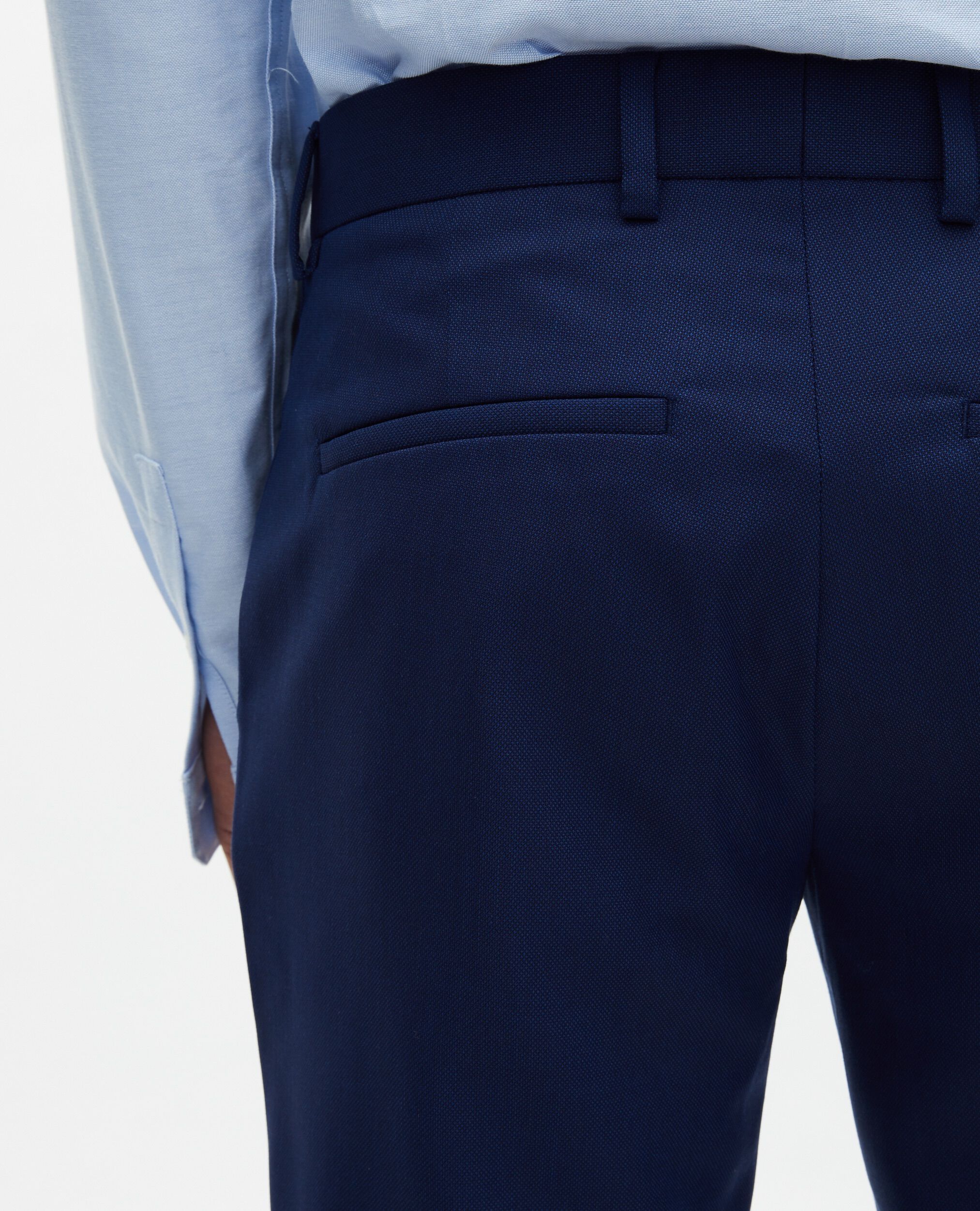 Blue suit pants, NAVY, hi-res image number null