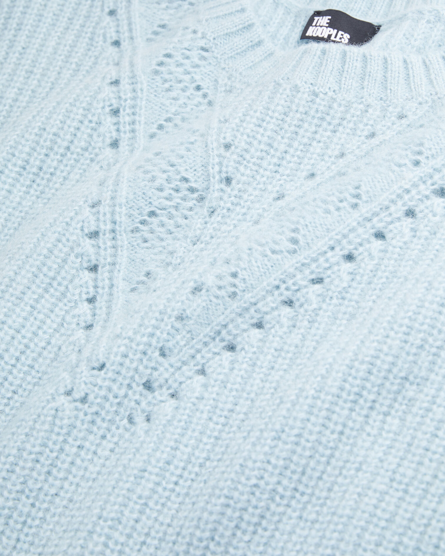 Blue wool-blend sweater, BLUE GREY, hi-res image number null
