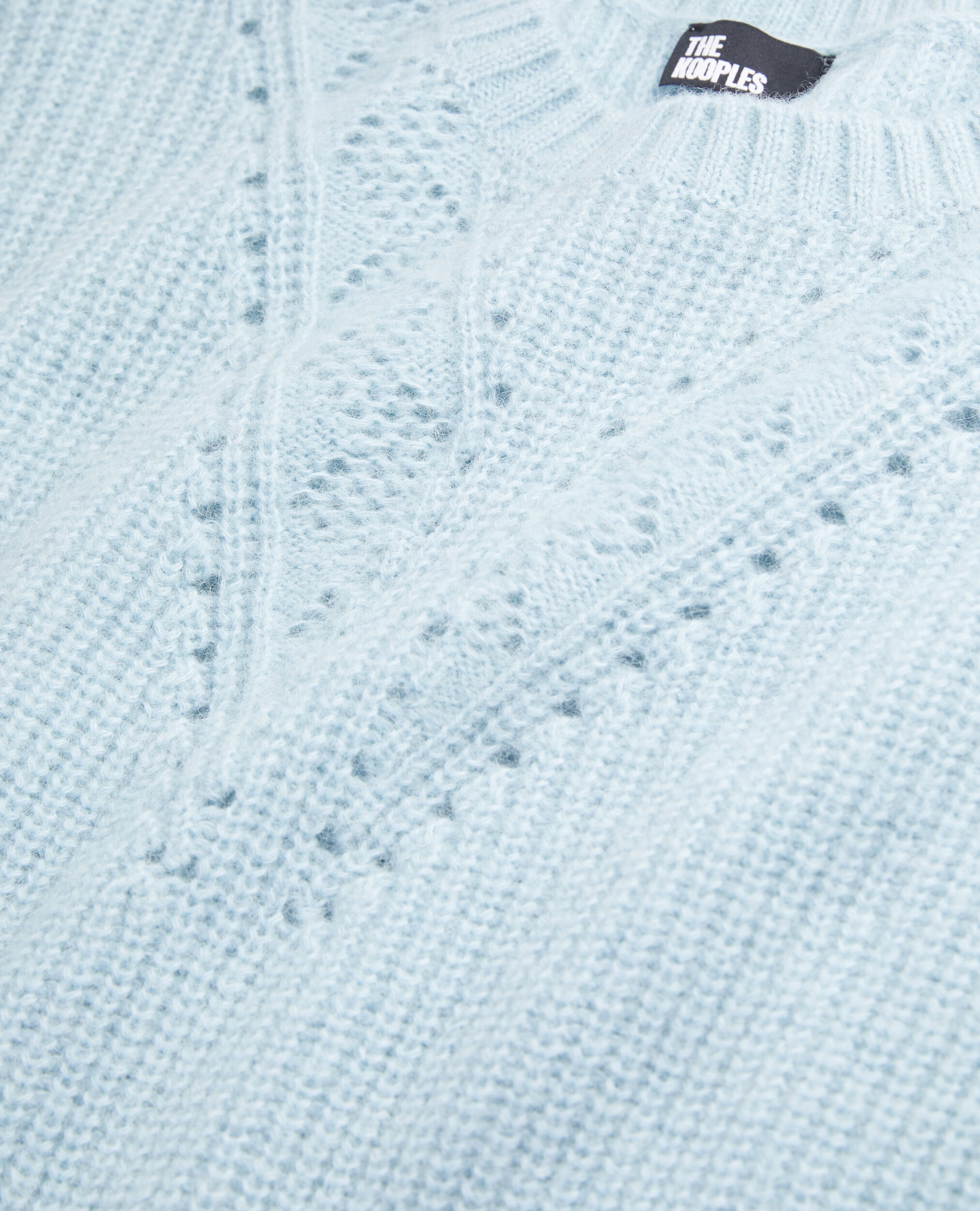 Blue wool-blend sweater, BLUE GREY, hi-res image number null