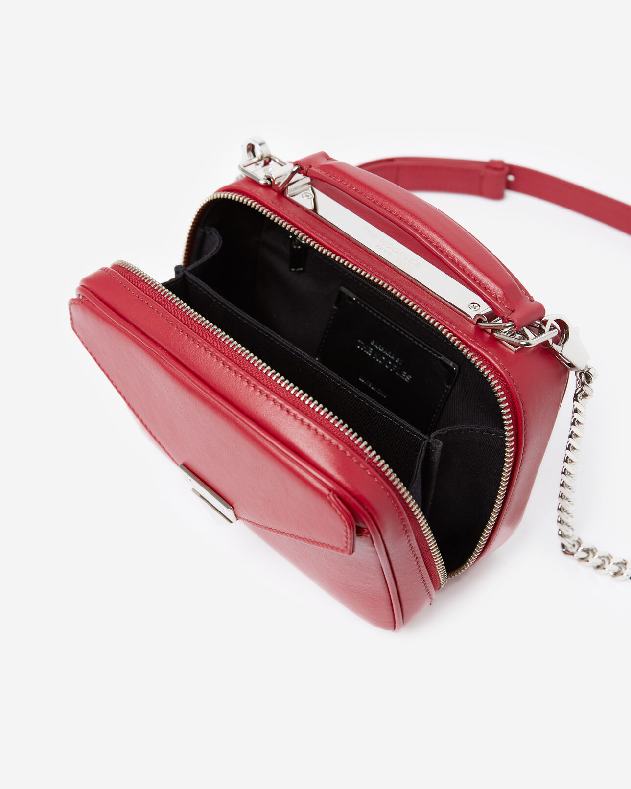 The Kooples FEMME RED sac barbara mini rouge cuir lisse