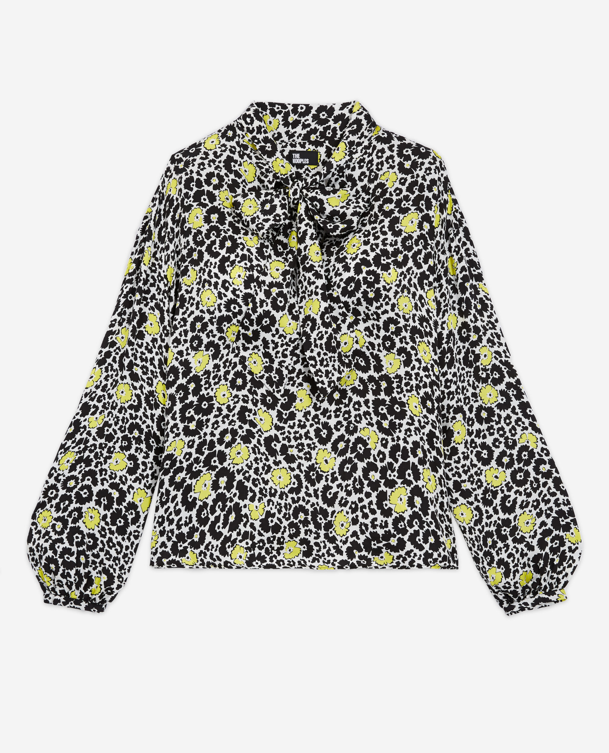 Floral top, ECRU / YELLOW, hi-res image number null
