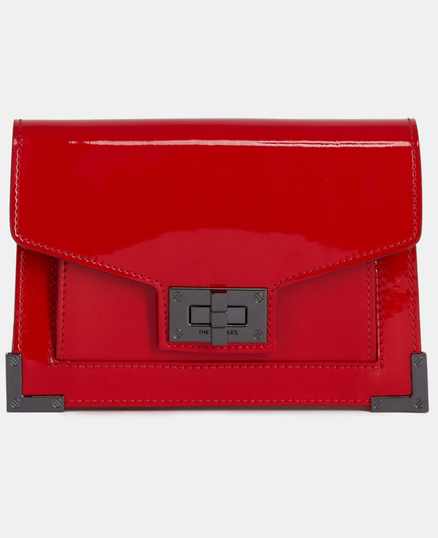 emily belt in red leather