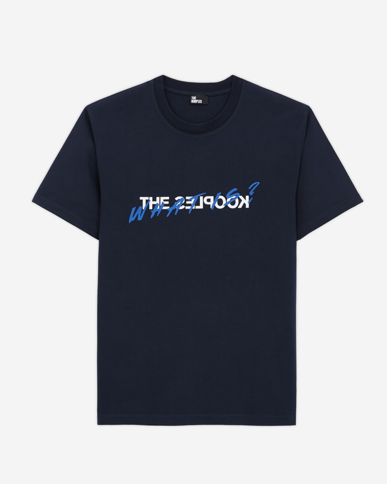 The Kooples MEN NAVY what is blue t-shirt