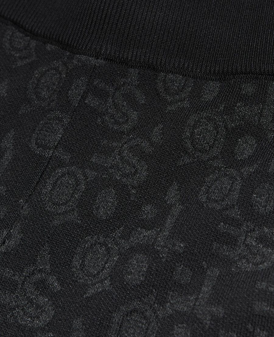 schwarze leggings mit the kooples logo
