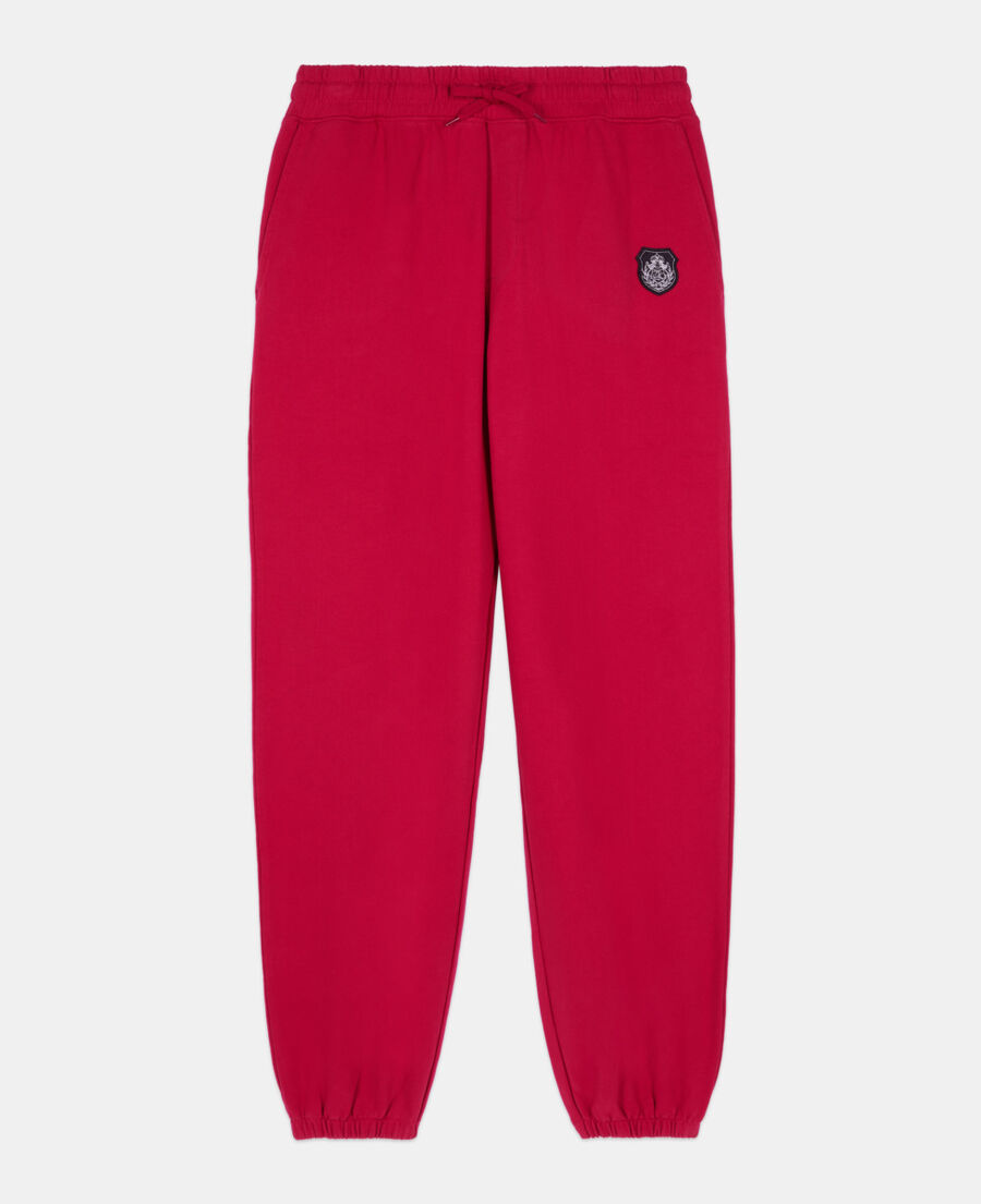 The Kooples HERREN BLOOD rote jogginghose mit wappen