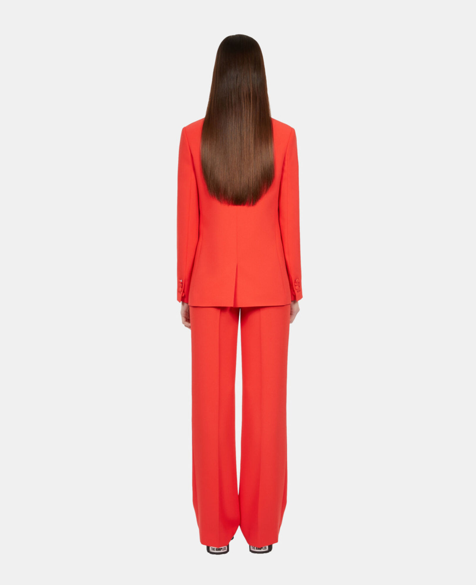 The Kooples WOMEN RED red crepe suit jacket