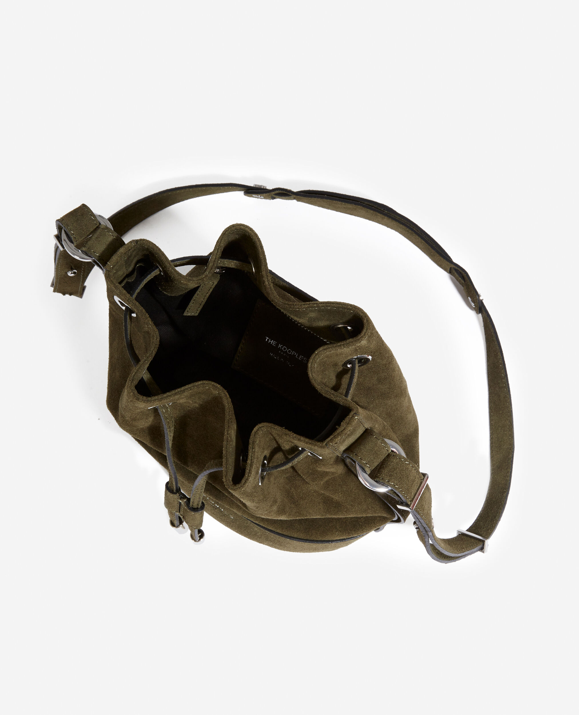 Tasche Medium Tina Wildleder khakifarben, DARK KAKI, hi-res image number null