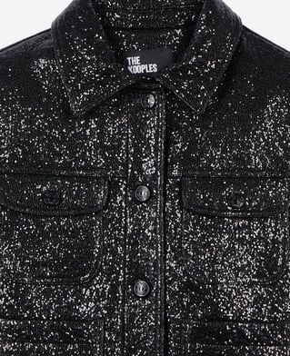 The Kooples MUJER BLACK chaqueta corta negra