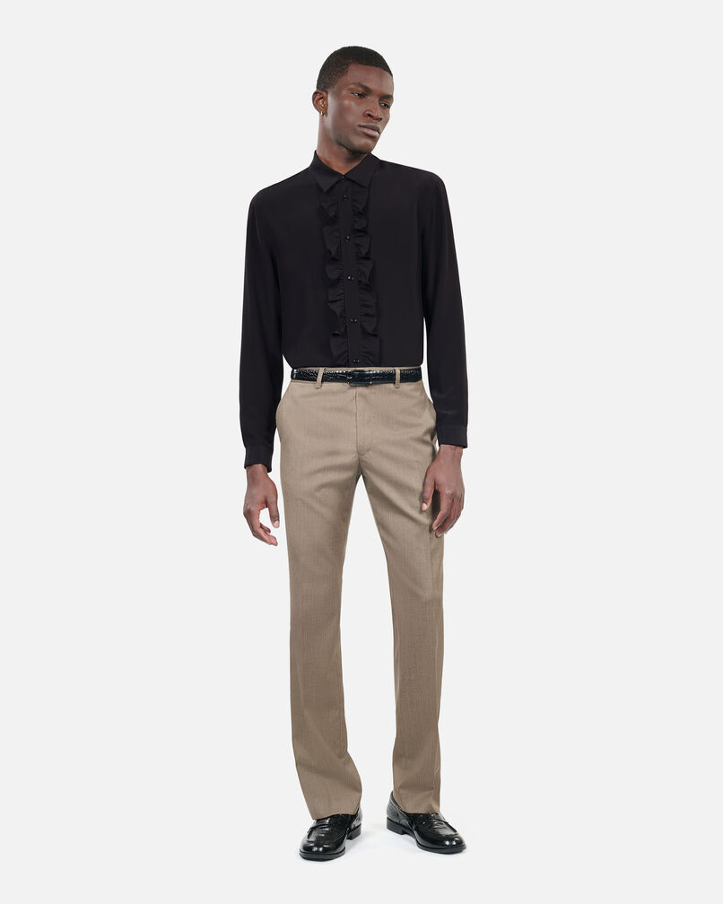 The Kooples HERREN BLACK schwarzes seidenhemd  