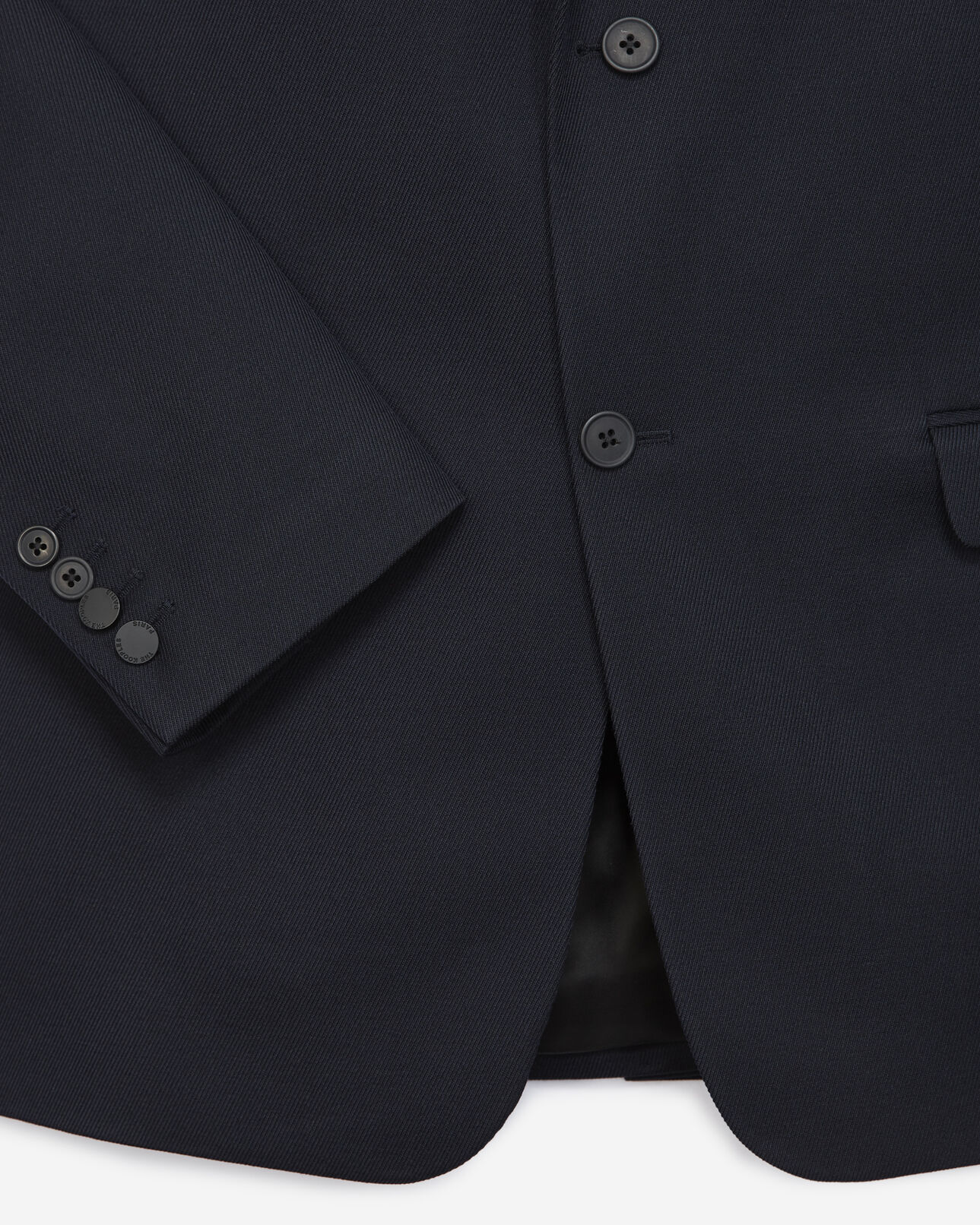 The Kooples HERREN NAVY schwere marineblaue button-down-jacke