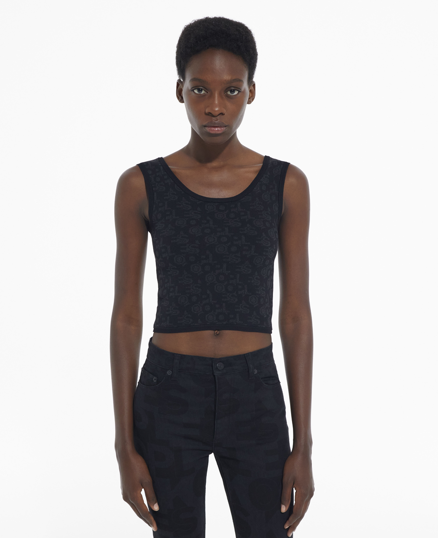 black bra with the kooples logo