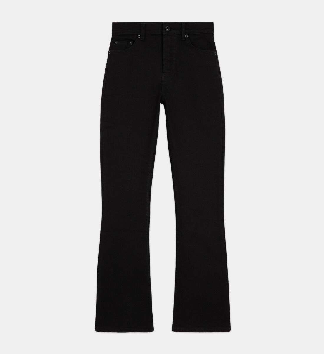 Black flare denim sales jeans
