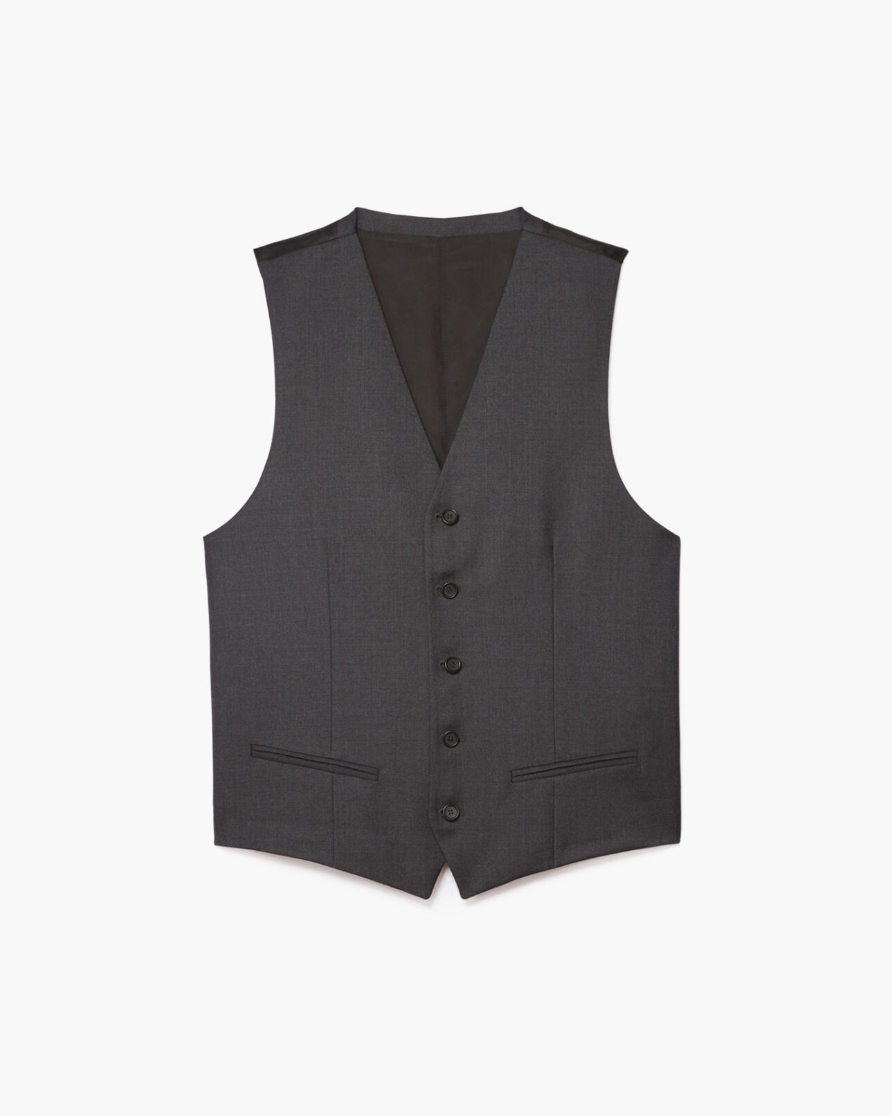 The Kooples H GREY gray suit waistcoat