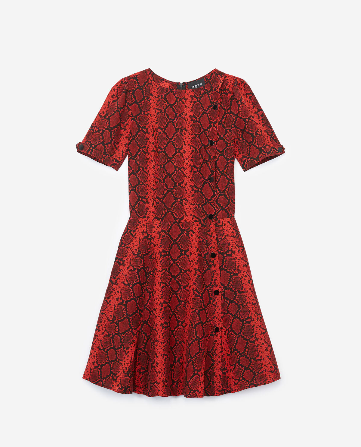 Short snake clearance print dress
