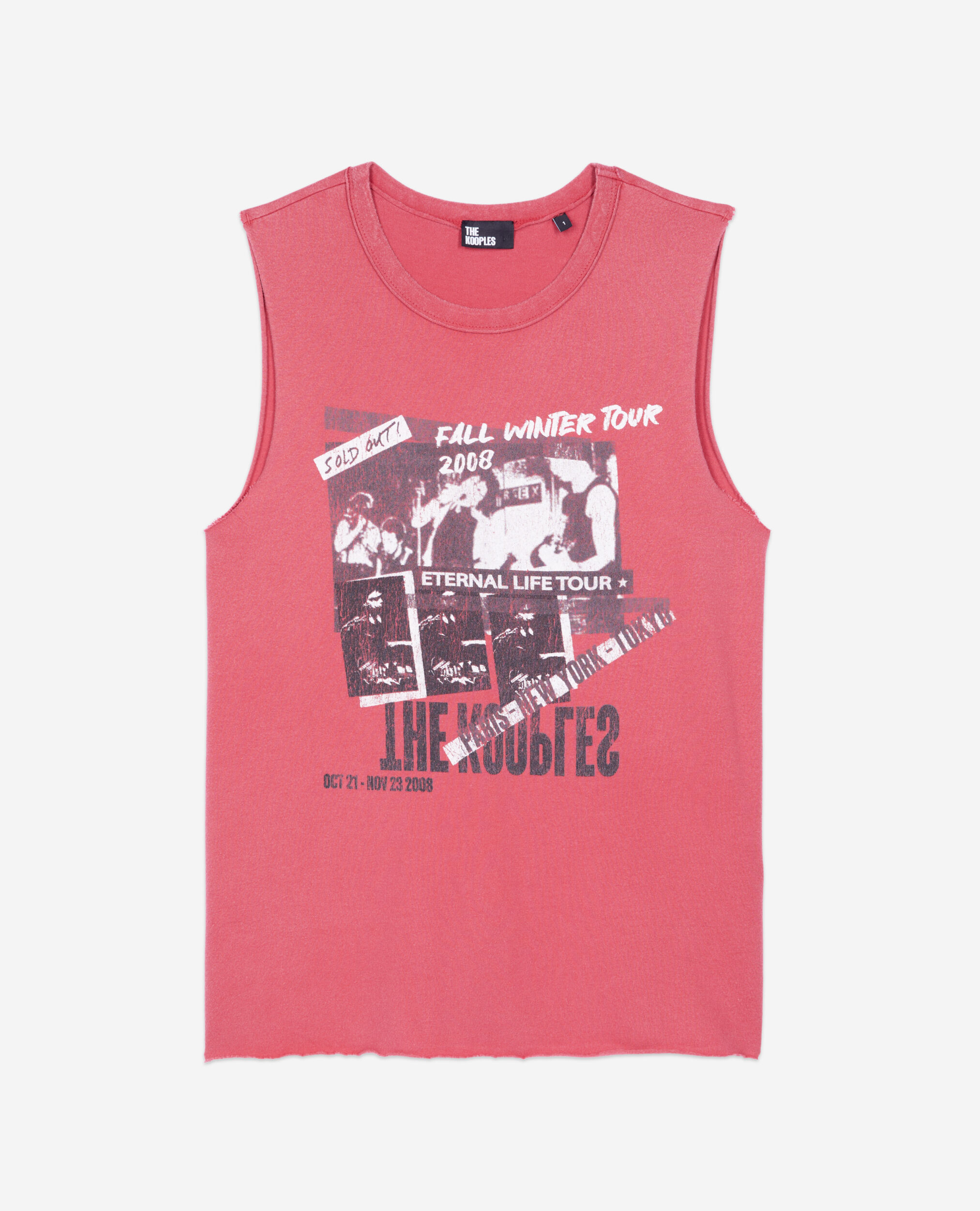 Red Eternal life tour serigraphy tank top, RUBIS, hi-res image number null