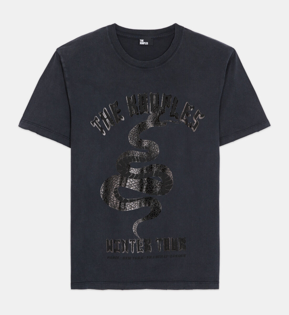 Black print hotsell on black shirt