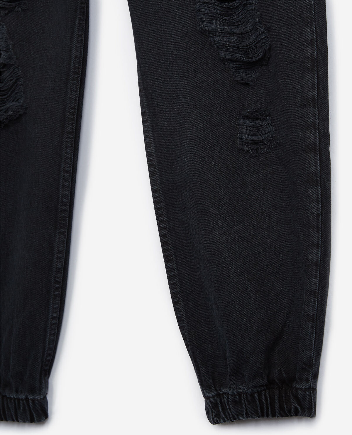 Black torn sale jeggings