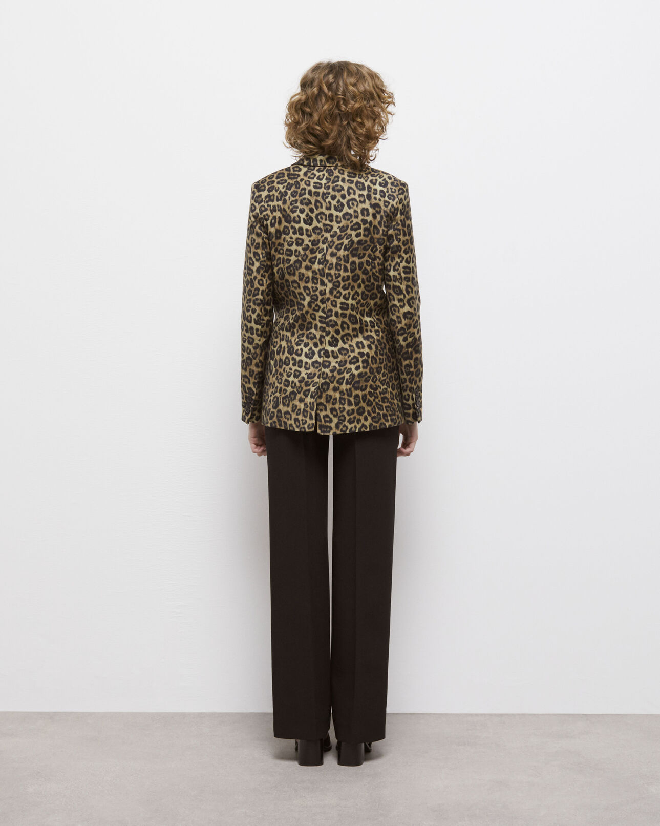 The Kooples FEMME LEOPARD veste droite léopard