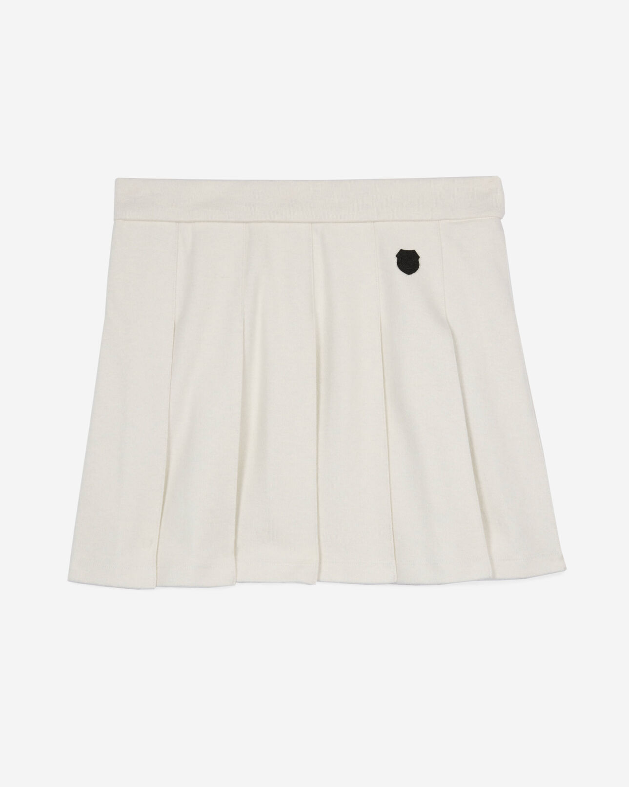 The Kooples WOMEN ECRU ecru short pleated skirt