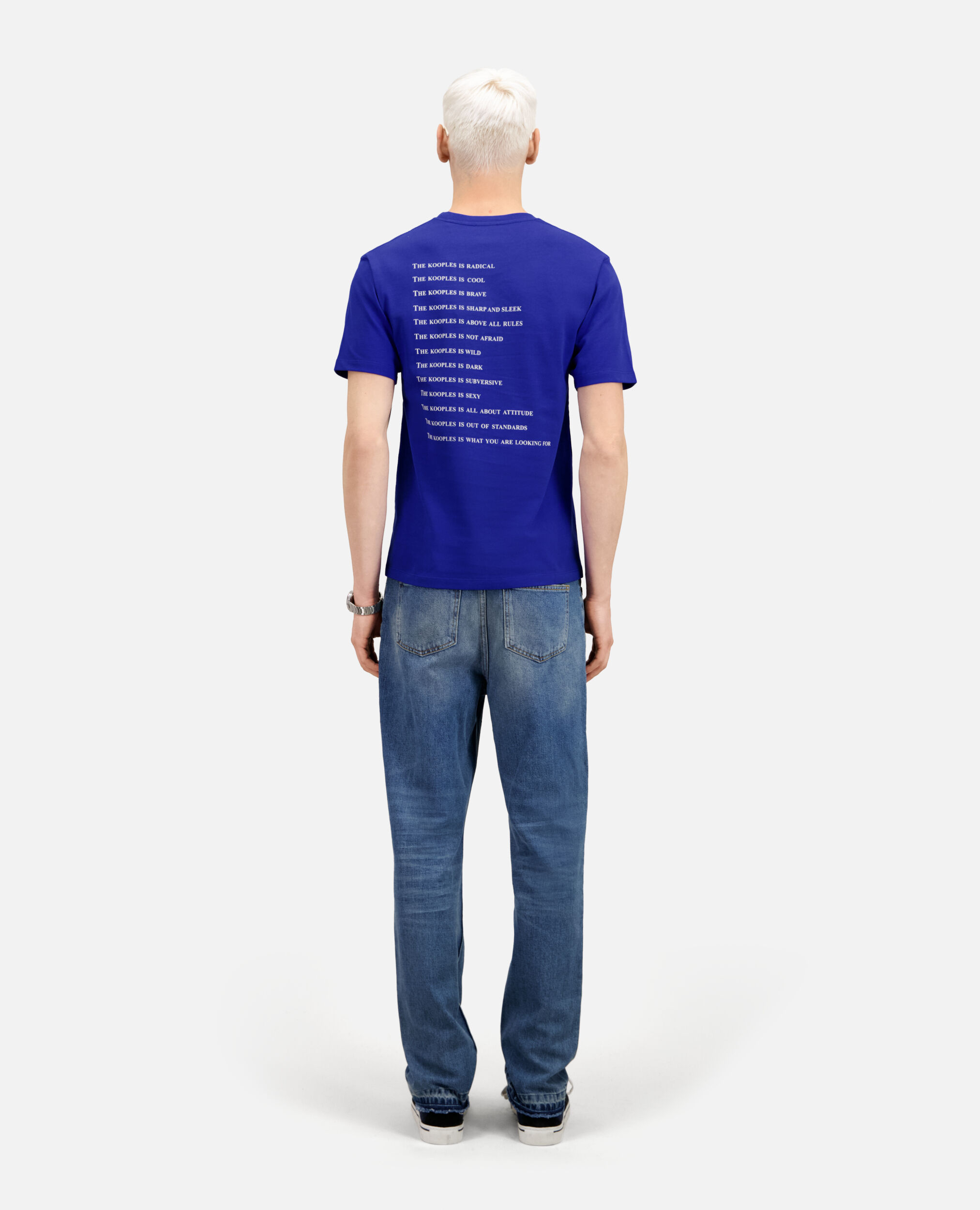 Elektroblaues T-Shirt „What is“, OCEAN, hi-res image number null
