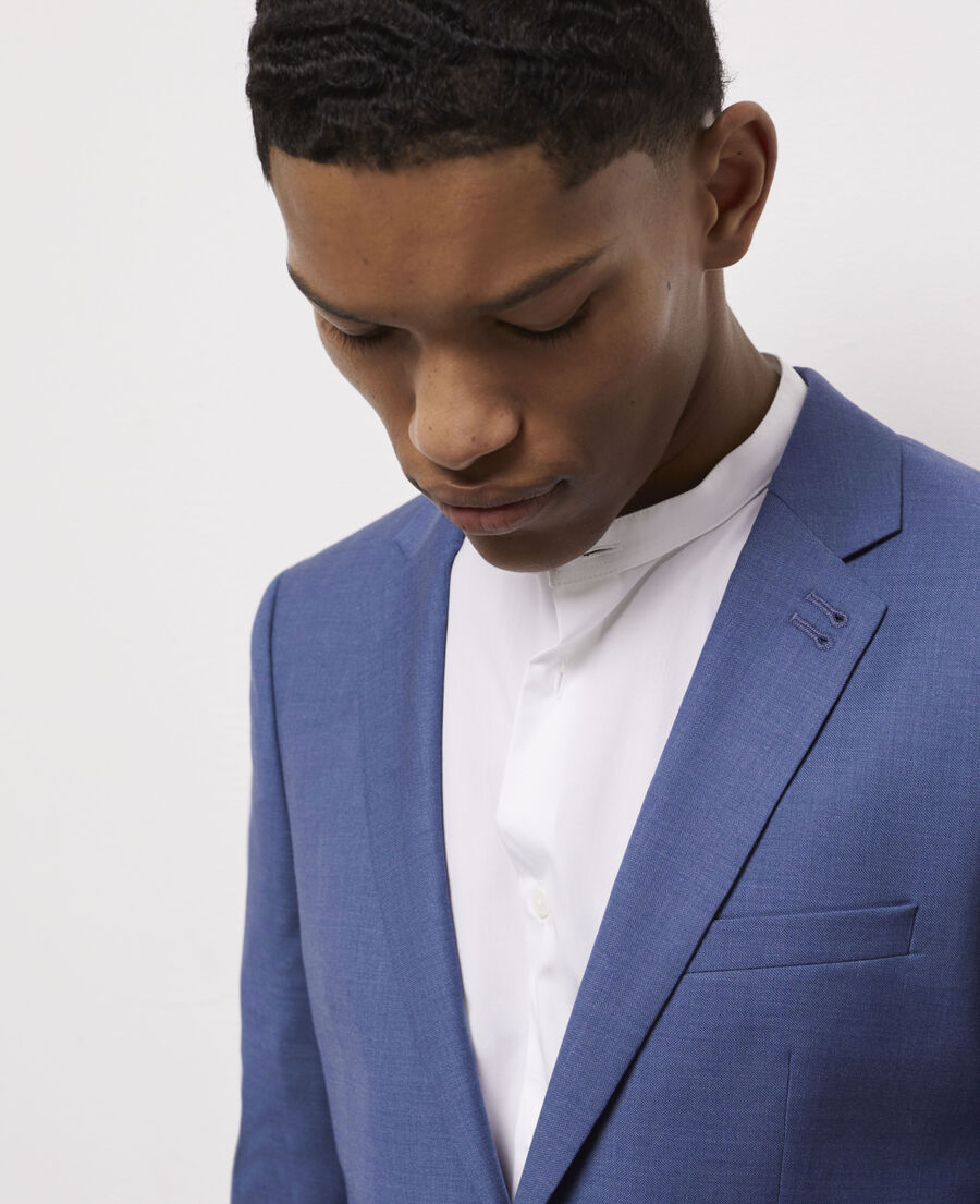 blue suit jacket