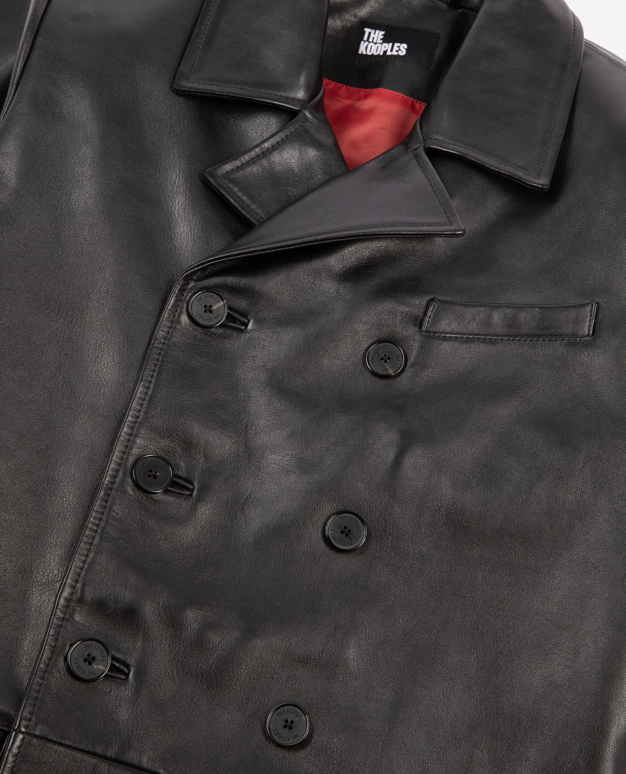 Chaqueta piel negra, BLACK, hi-res image number null