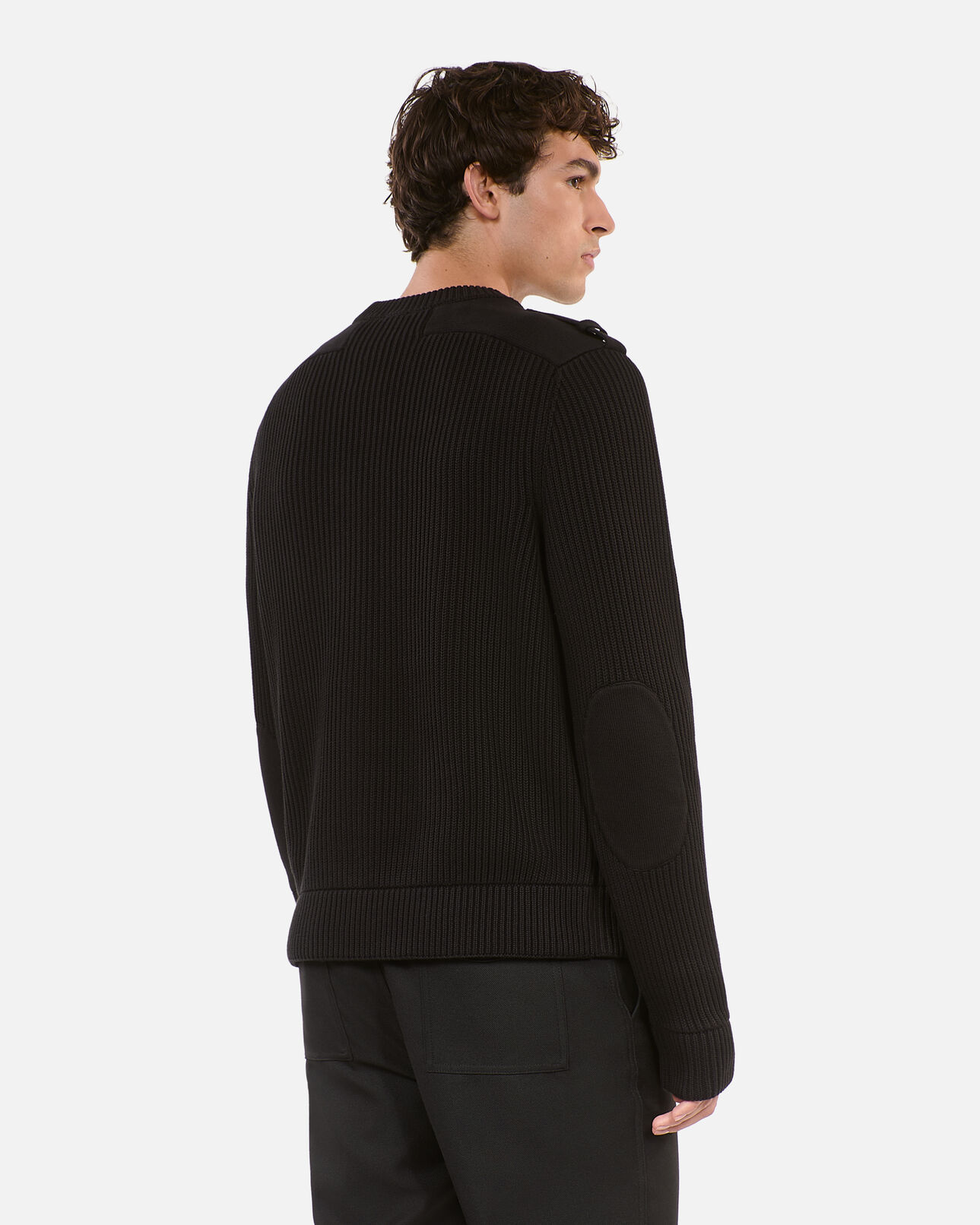 The Kooples MEN BLACK black cotton sweater