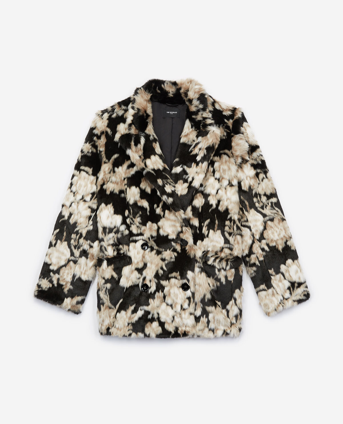 Kooples leopard print coat online