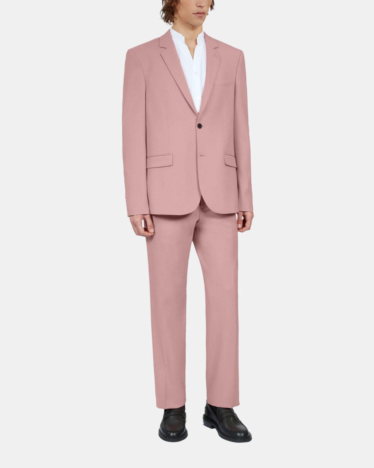 The Kooples MEN PASTEL PINK pink suit jacket