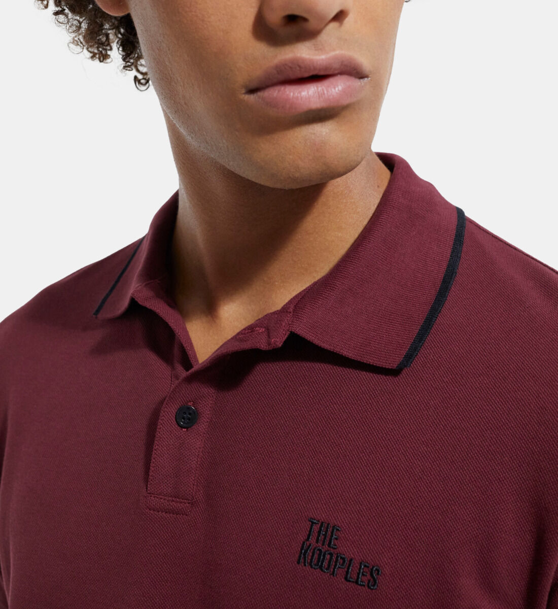 Classic burgundy polo The Kooples UK