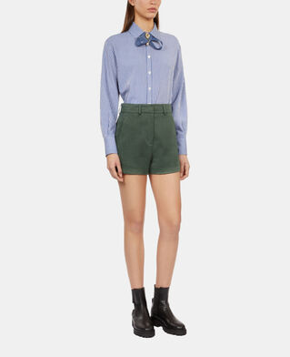 The Kooples F WOOD KAKI khaki suit shorts