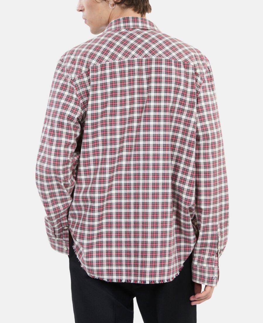 The Kooples H BLACK ECRU RED checked shirt
