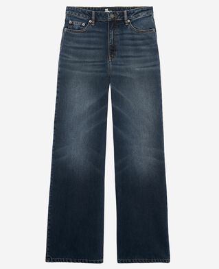 The Kooples WOMEN BLUE ELECTRIC blue wide-leg jeans