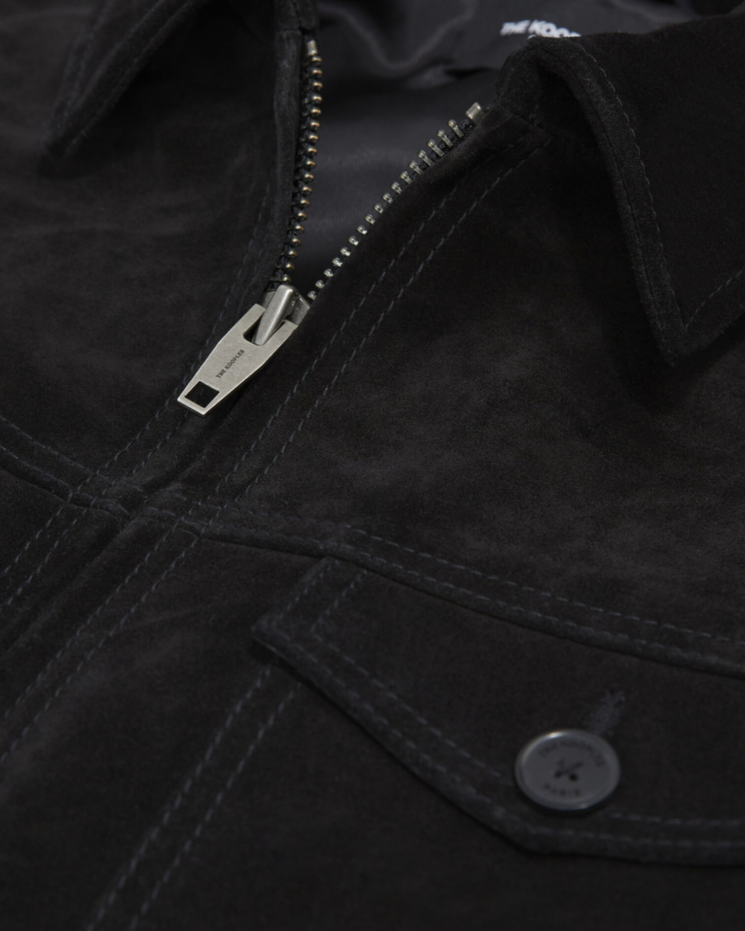 Suede jacket, BLACK, hi-res image number null
