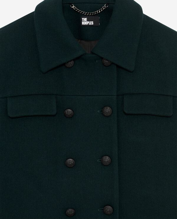 The Kooples FEMME BOTTLE GREEN blouson vert foncé