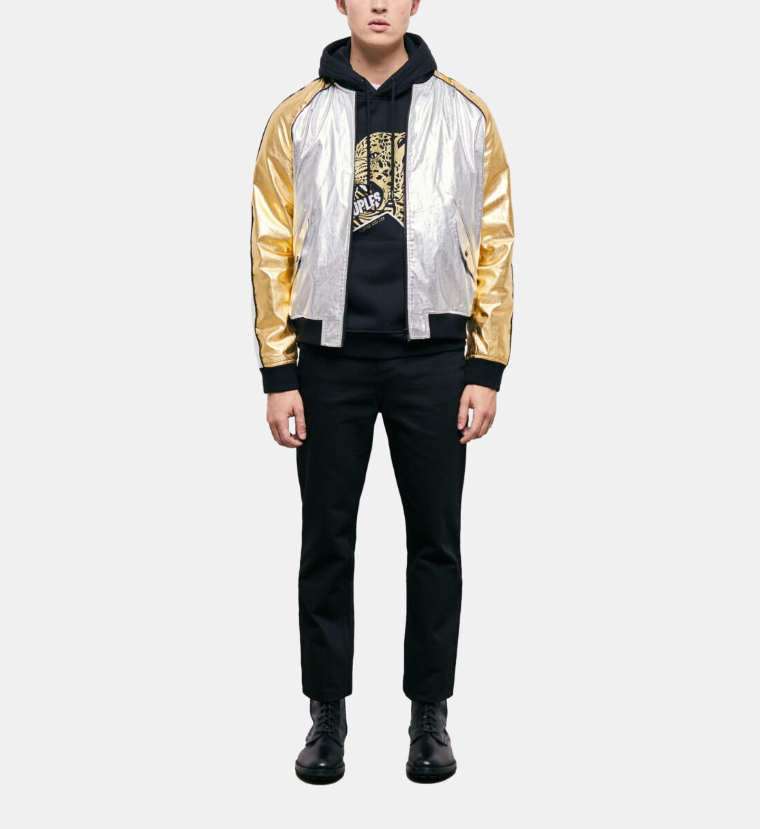 Two tone bomber jacket The Kooples