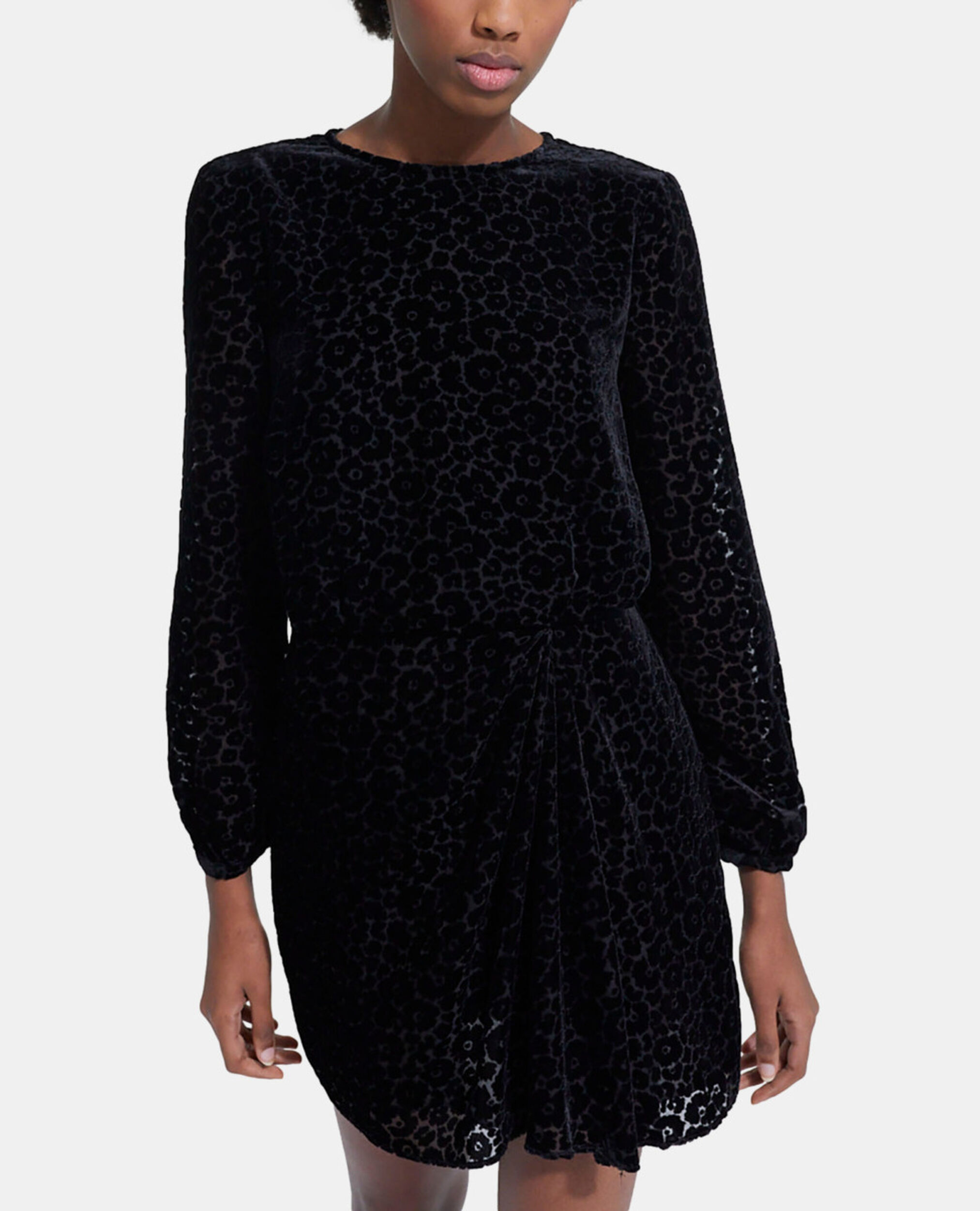 Schwarzes kurzes Kleid, BLACK, hi-res image number null