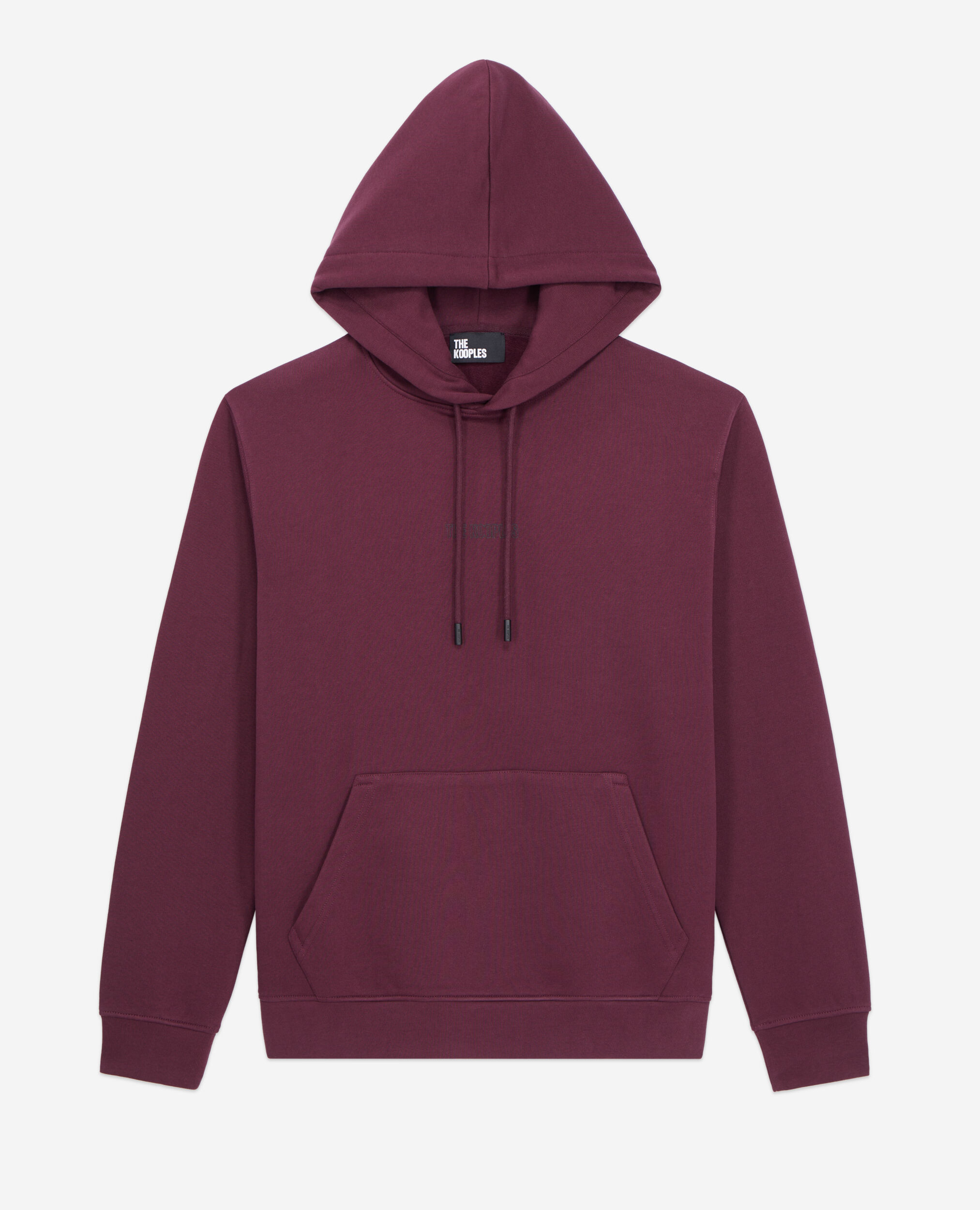 Sudadera capucha burdeos logotipo para hombre, BORDEAUX, hi-res image number null