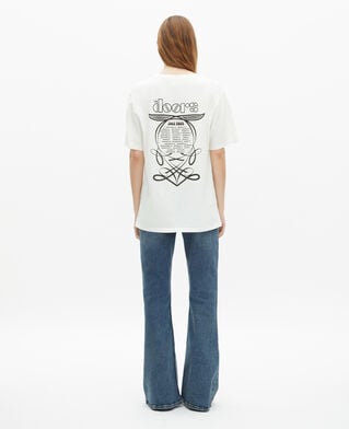 The Kooples MIXTE ECRU t-shirt mixte the doors x the kooples &eacute;cru
