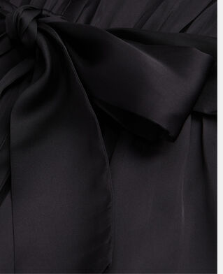 The Kooples FEMME BLACK robe longue noire