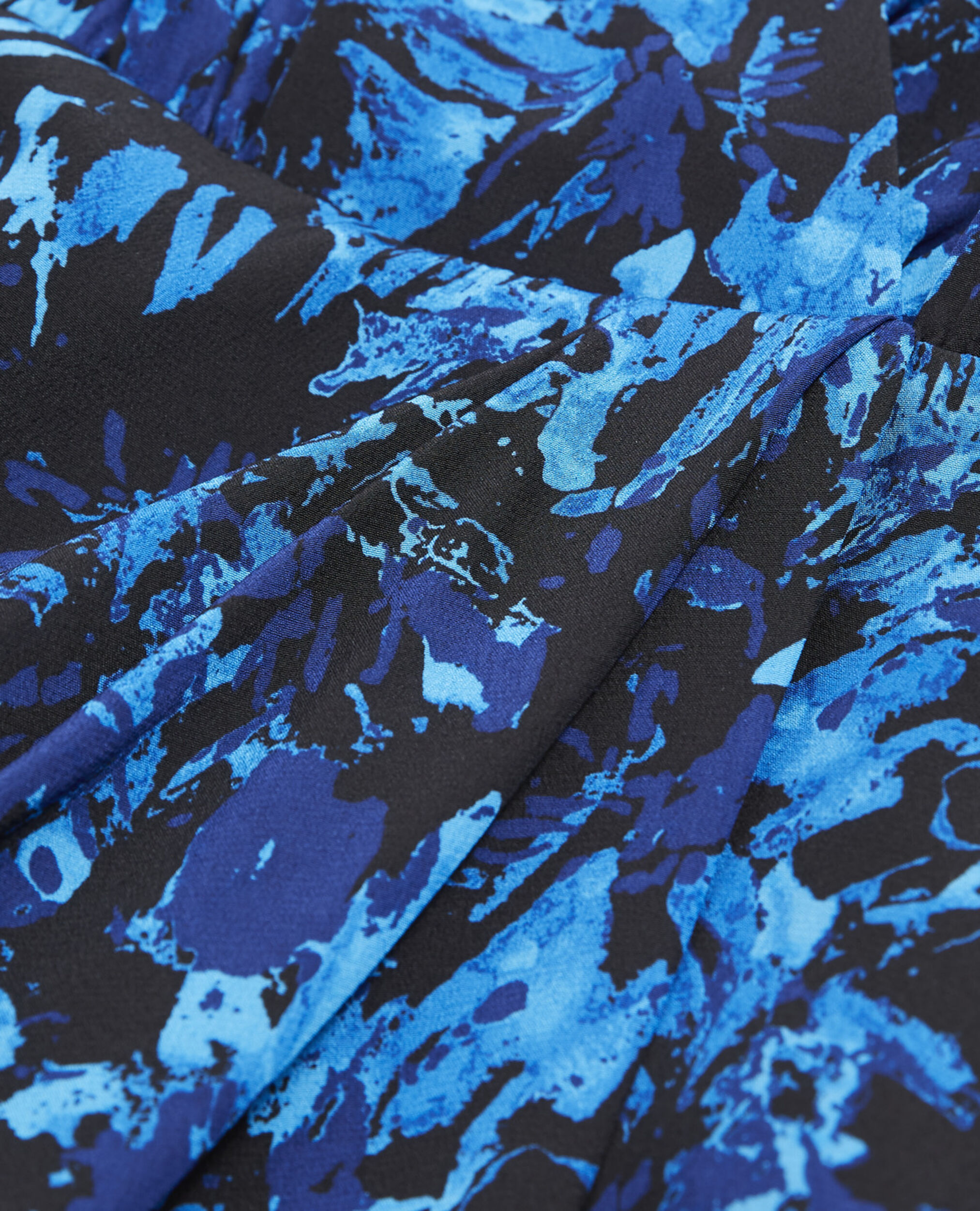 Wickelkleid aus Seide mit seitlicher Knopfleiste, DARK BLUE, hi-res image number null